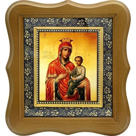 Скоропослушница. Икона Божьей Матери на холсте.