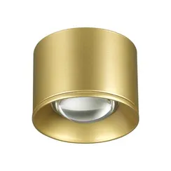 358669 OVER NT21 444 золото Светильник накладной светодиодный IP20 LED 4000К 12W 220V PATERA