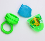 Ниблер с текстильной сеточкой «Крошка Я», цвет зелёный 1135385