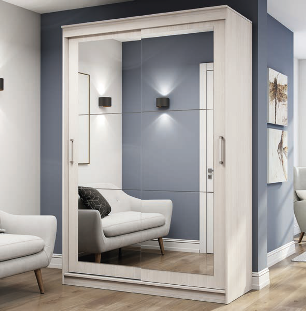 Альянс 18 Шкаф-купе (ЦРК.АЛН.18)+к-т зеркал №4