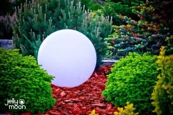 Уличный одноцветный светильник шар 60 см, от сети 220 В