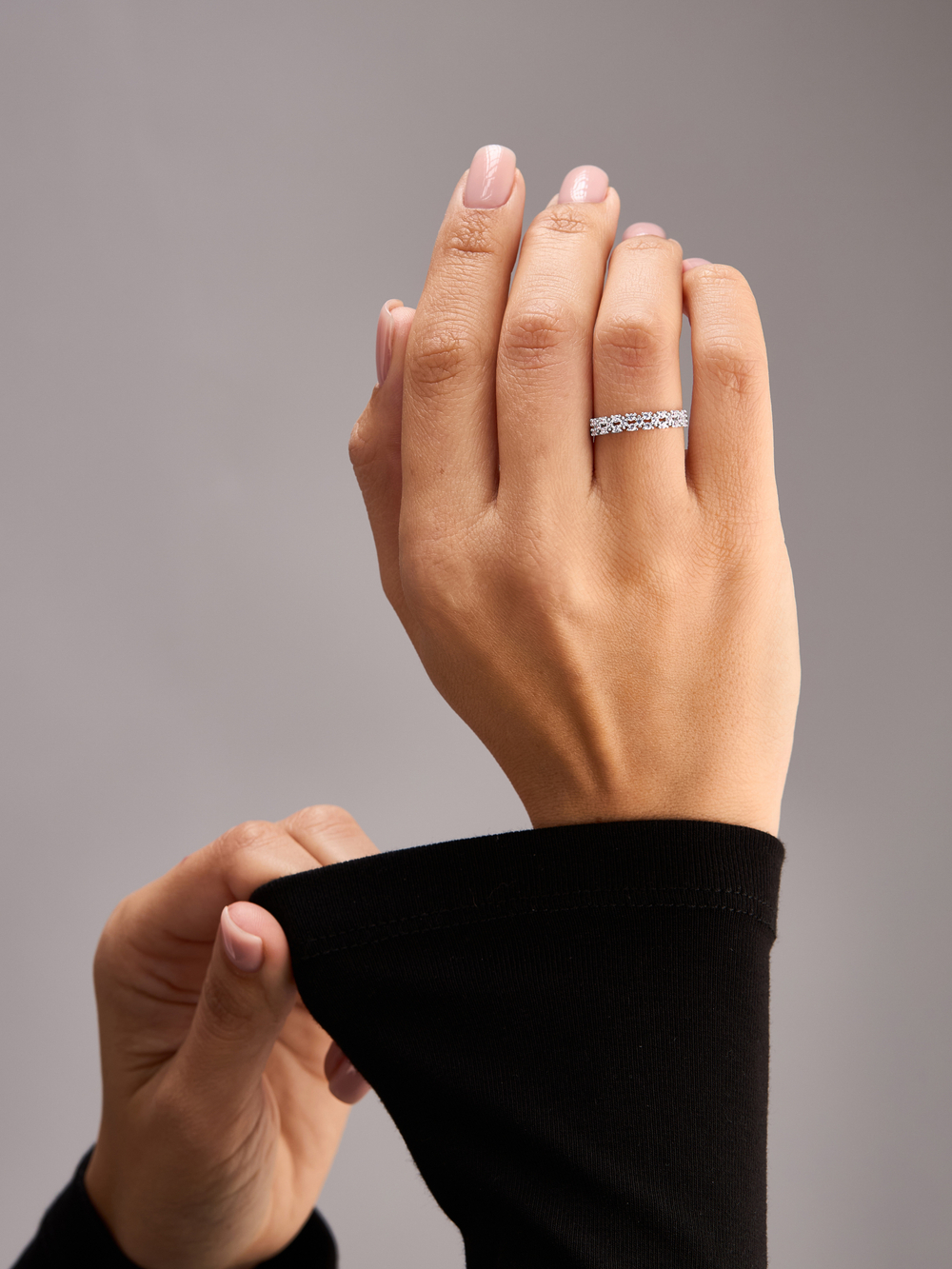 Кольцо дорожка серебро 925 проба