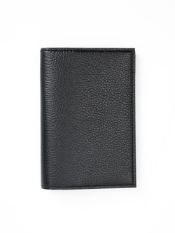 Обложка для паспорта с карманами «Классика». Цвет черный