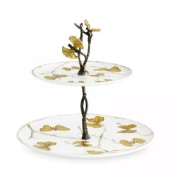 Этажерка двухъярусная Michael Aram Butterfly Ginkgo (28 см)