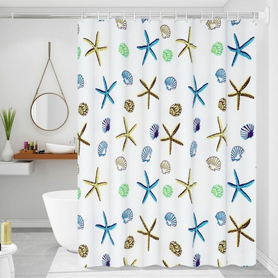 Штора для ванной 180*180см, PEVA