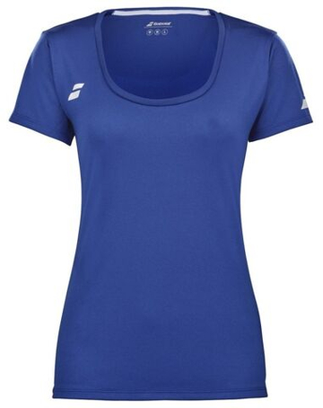 Женская футболка Babolat Play Теннисная кепка Sleeve Top Women - содалит синий