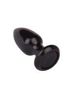 Черная анальная пробка MAGNUM 5 - 8,5 см. (Цвет: черный)