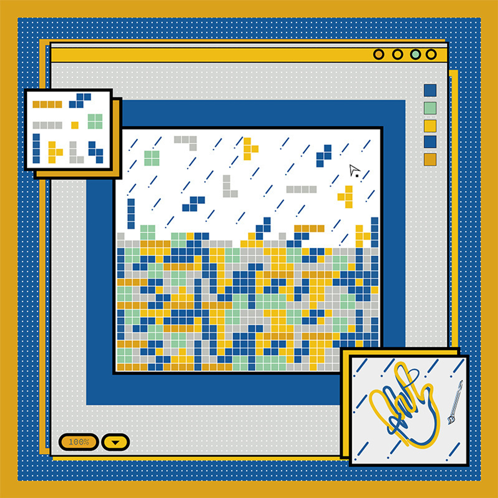 Платок 90x90 см AV-HA88803