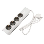 Удлинитель бытовой с заземлением и выключением Jazzway ET-04-500W