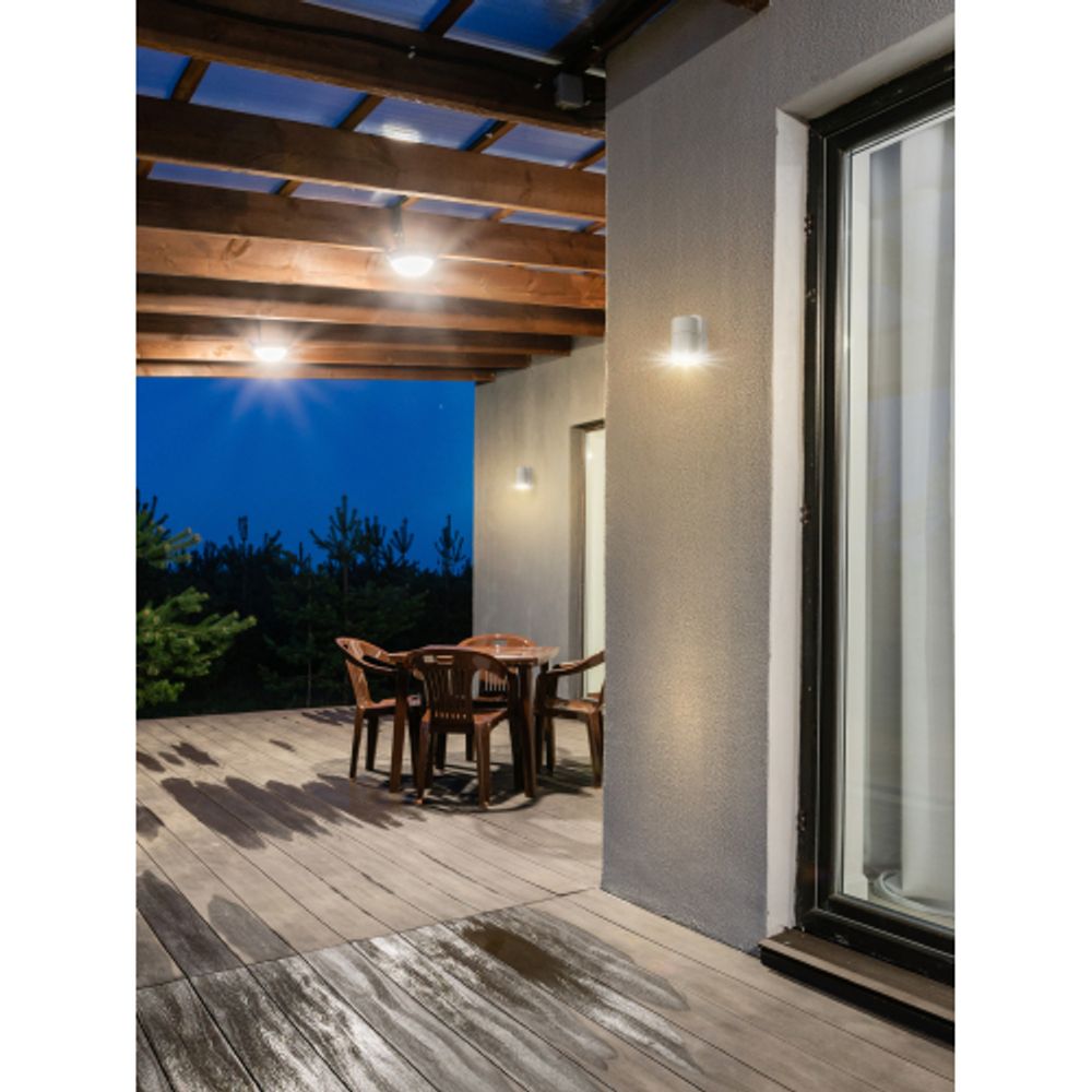 Светильник декоративный настенный ЭРА WL27 WH под лампу MR16 GU10 IP54 белый для интерьера и фасадов зданий