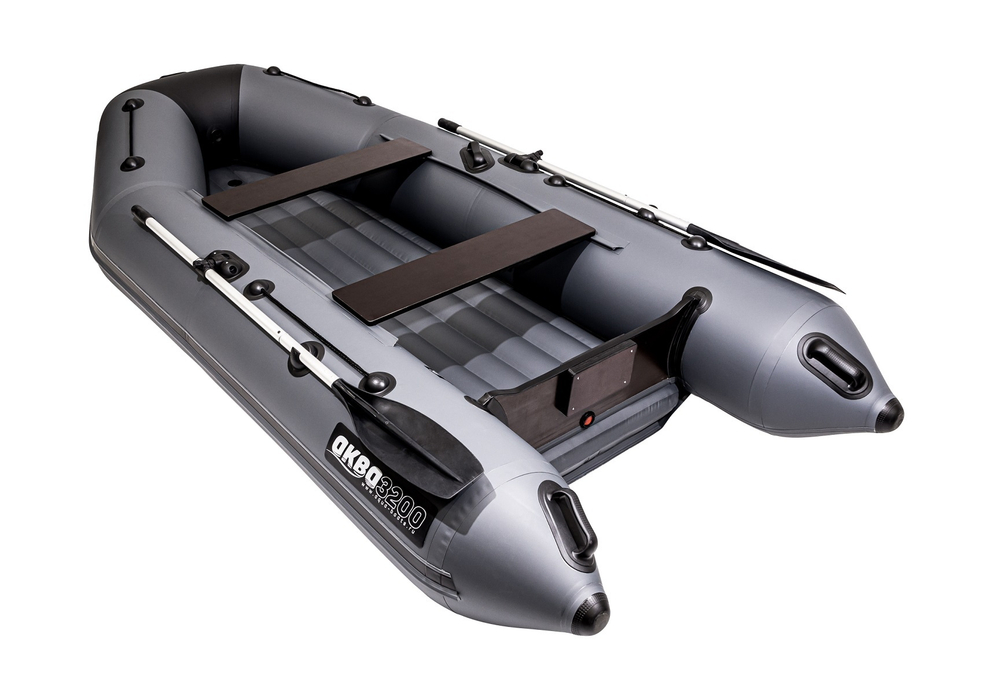 Лодка ПВХ Аква 3200 НДНД графит/черный