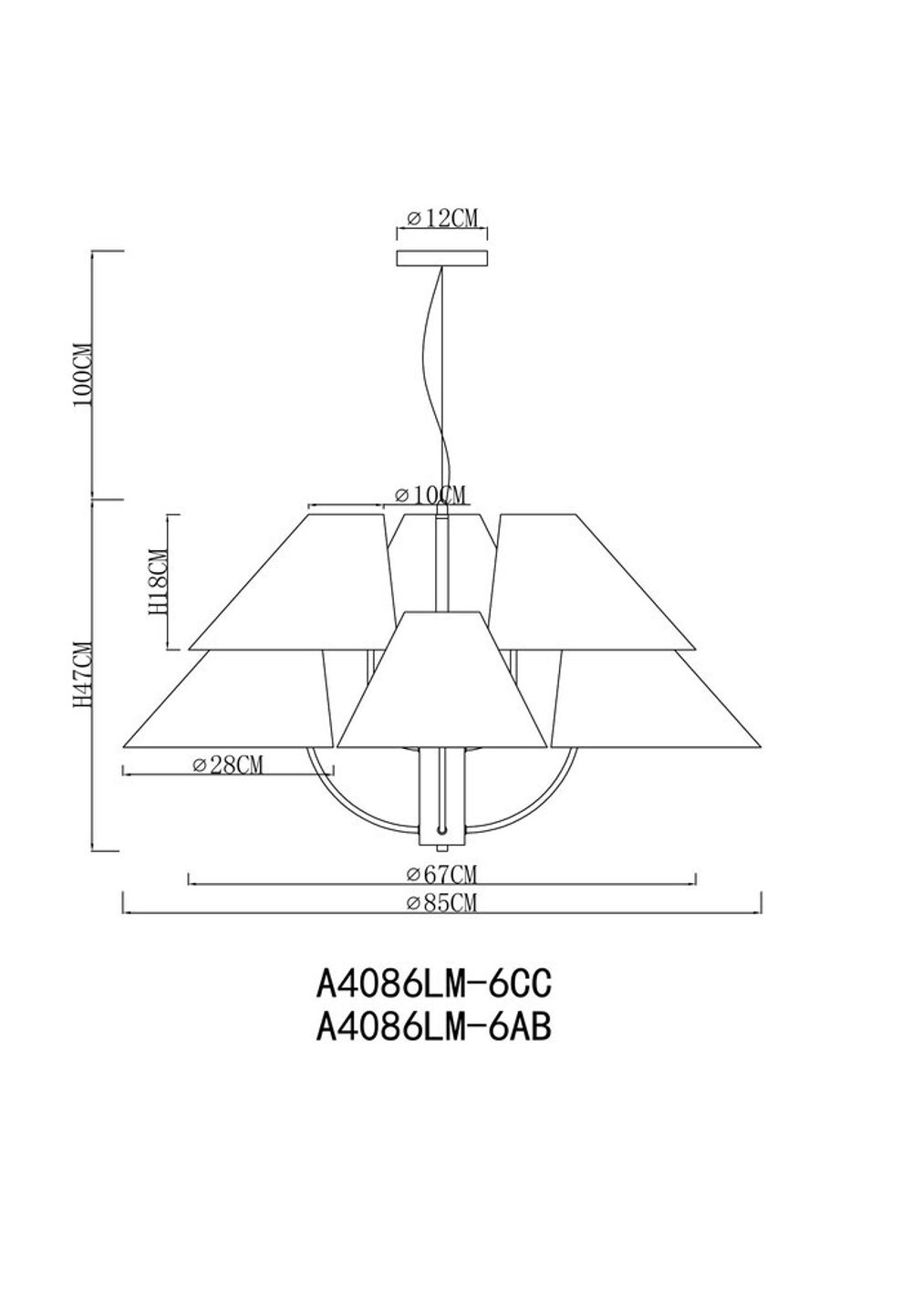 Подвесная люстра Arte Lamp