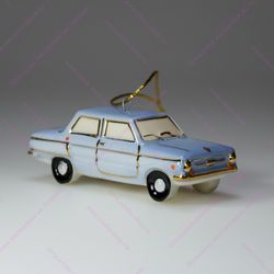 Фарфоровая ёлочная игрушка Запорожец Ушастый