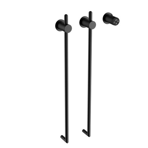 Полотенцесушитель электрический встраиваемый WONZON & WOGHAND LEIPZIG, Черный матовый (WW-AL3621-MB)