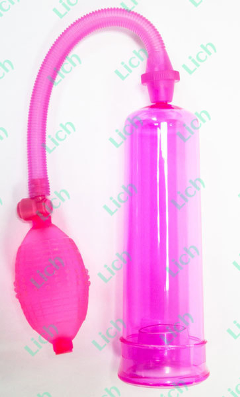 Розовая помпа для вакуумного массажа