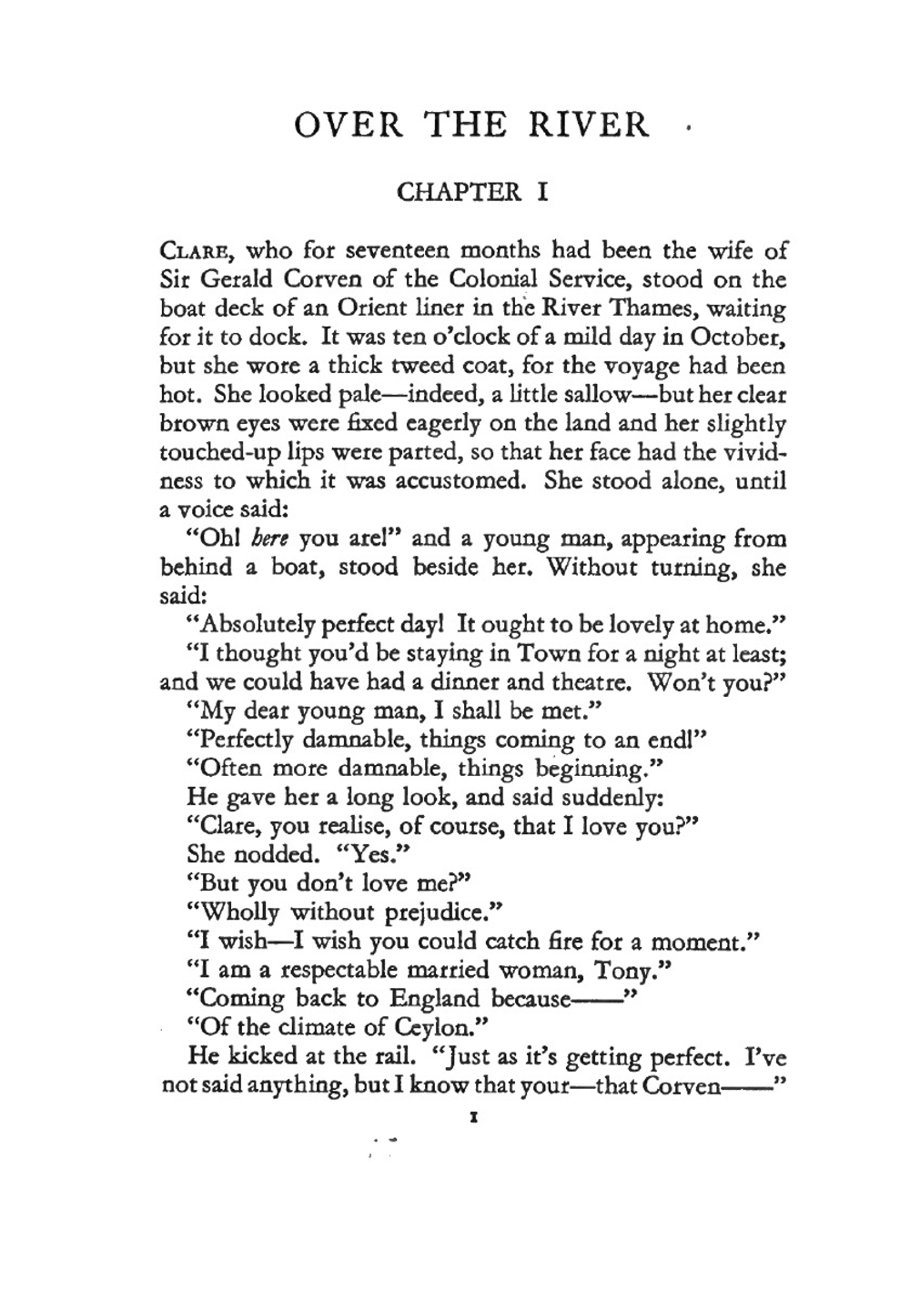 Over the river | John Galsworthy