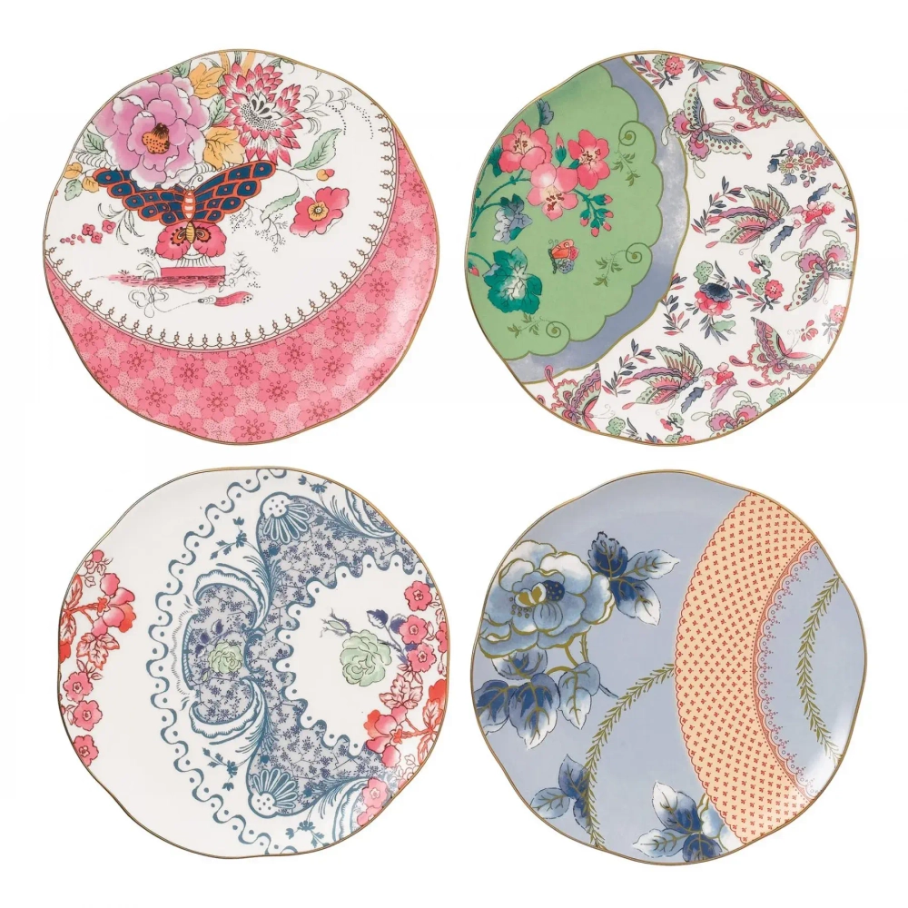 Wedgwood Набор из 4 тарелок для завтрака Butterfly 20 см
