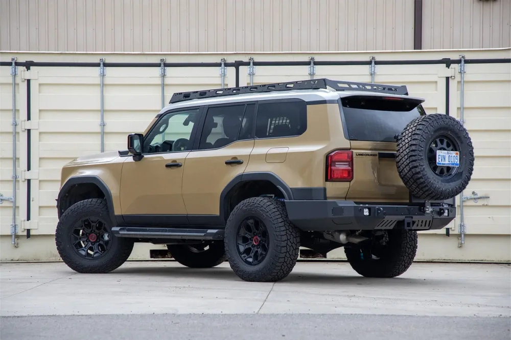 Силовой бампер задний для Toyota Land Cruiser Prado 250 LC250 2024+ Тойота крузер крузак стальной бампер обвес тюнинг