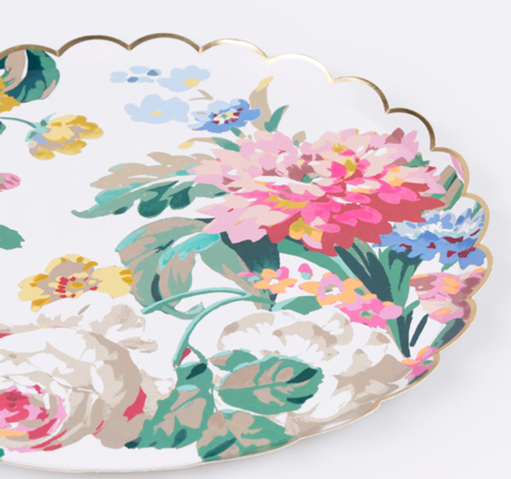 Тарелки большие "Цветочные Рококо" 8 шт.