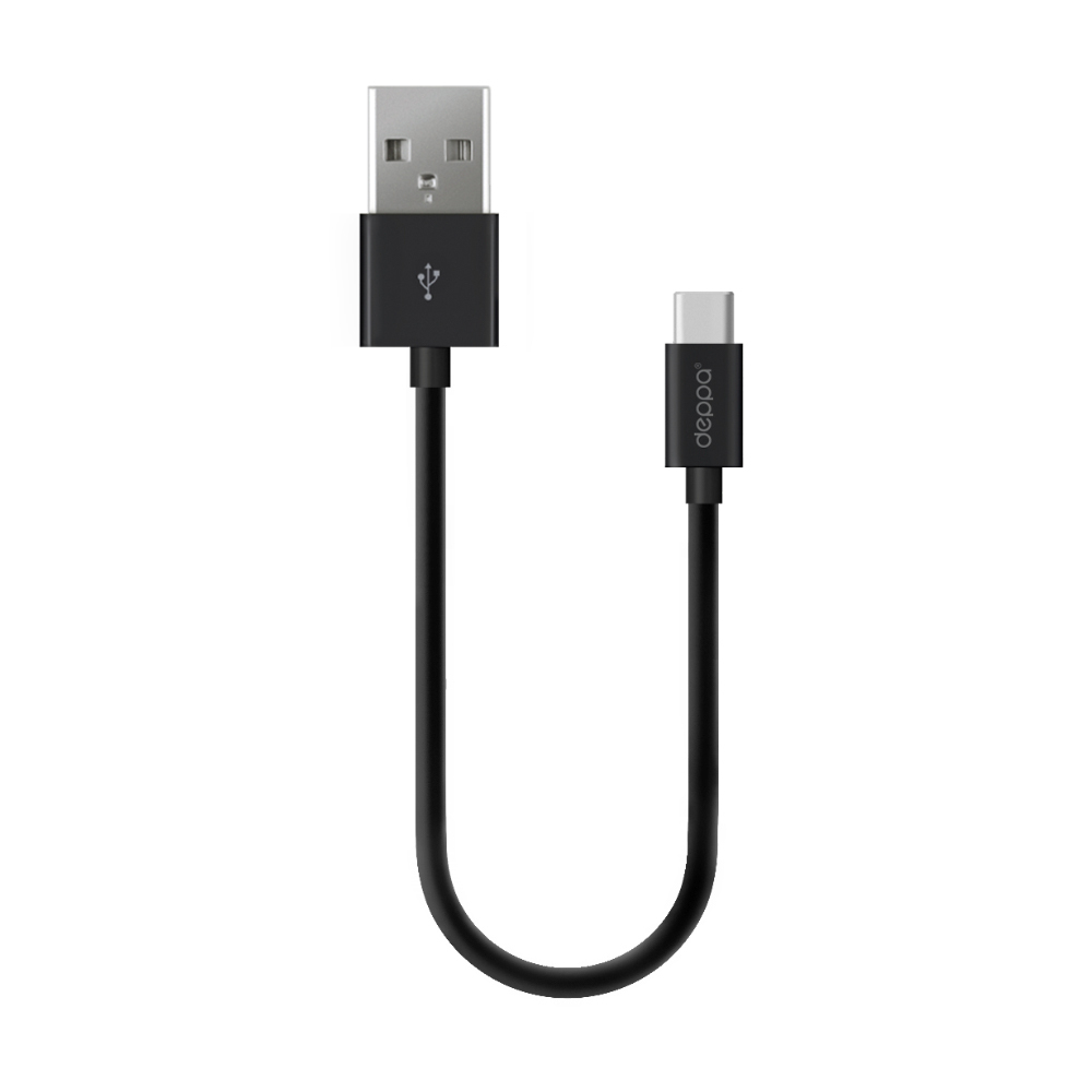 Дата-кабель USB-A - USB-C, USB 2.0, 2.4A, 2м, черный