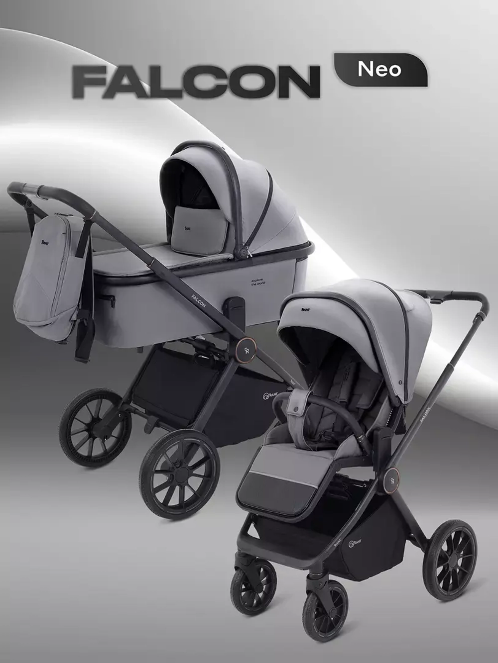 Коляска детская RANT "FALCON NEO" (2в1) RA108