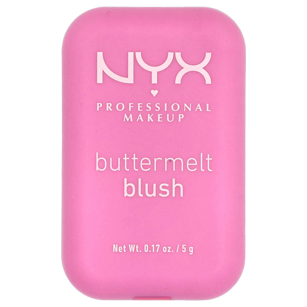 NYX Professional Makeup, Buttermelt Blush, 01 My Butta Half, 5 г (0,17 унции)