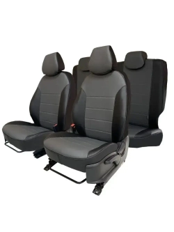 Чехлы в машину Renault Logan (2013-2022) сплошная спинка