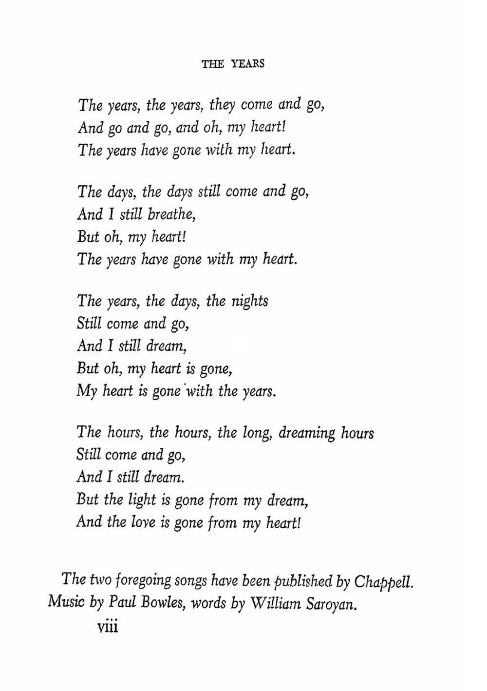 Love S Old Sweet Song. A Comedy In Three Acts | William Saroyan