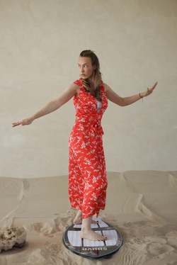 Летнее платье с жилеткой из вискозы