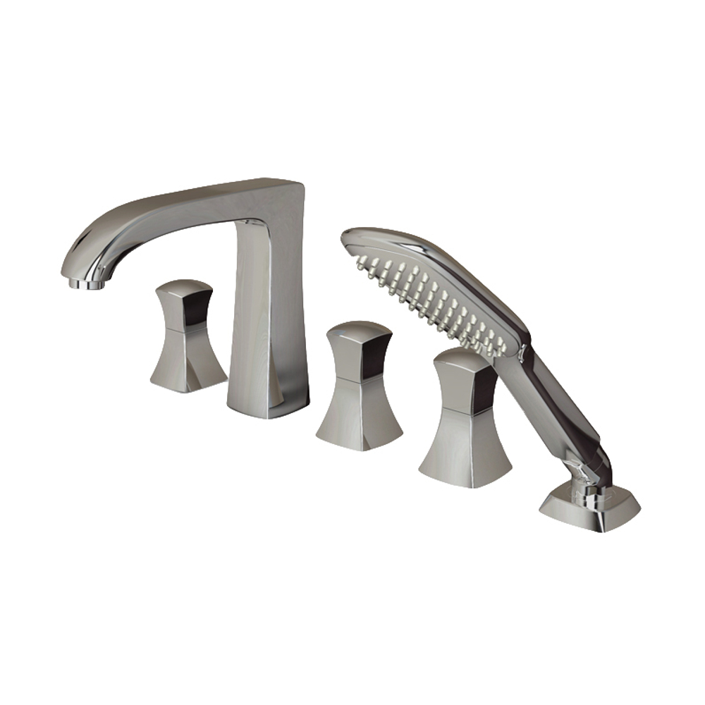 Встраиваемый смеситель на 5 отверстий Bravat Whirlpool