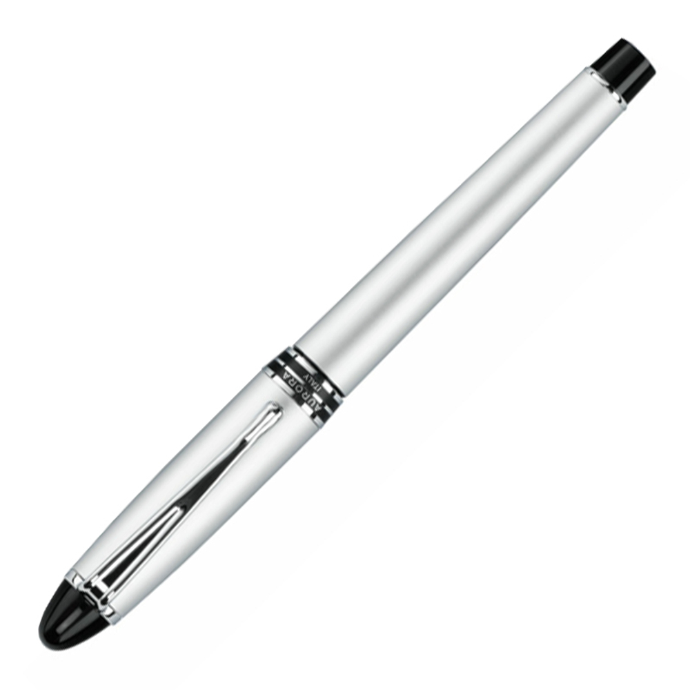 Перьевая ручка Aurora Ipsilon Metal Gray, перо - F, в подарочной коробке