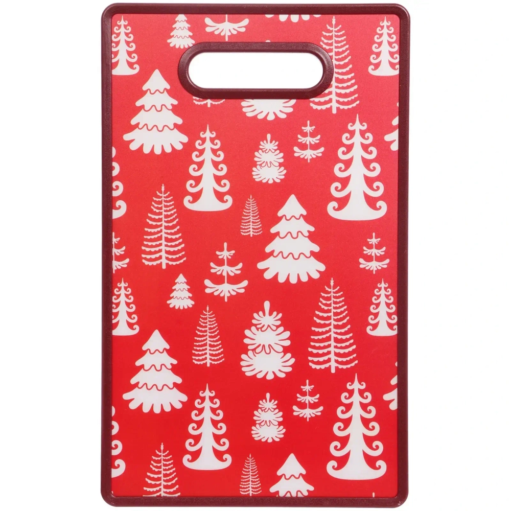 Доска разделочная пластиковая 37*23см «Ёлочки»