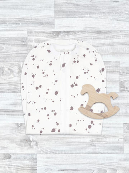 Пелёнка-кокон Mjölk Кляксы, уценка