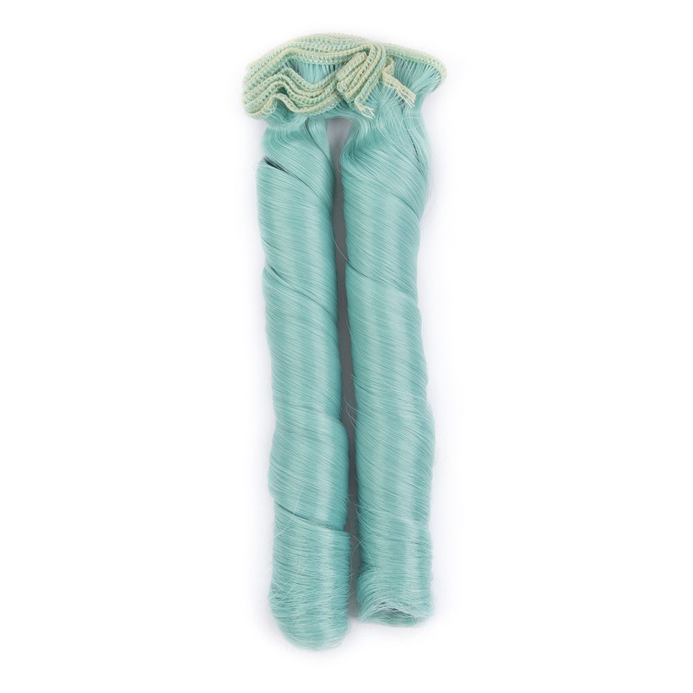 Трессы для кукол 15 см, 100 см, 27 г, 32 мятный, HobbyBe HAR-9