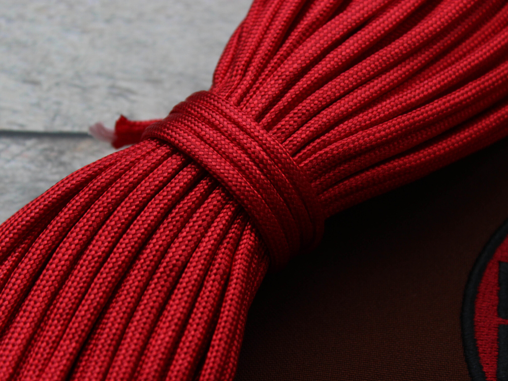 Паракорд 550 красный (7 жил) RZ Manufacturer PC007 - 1 метр