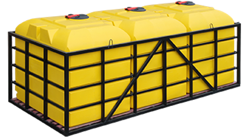 Кассета транспортная с пластиковой емкостью STERH 3xSQ 5000 15000 л.(5200x2150x1950см;красный) - арт.552011