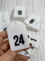 Номерки для ключей 40х60 (Комплект)