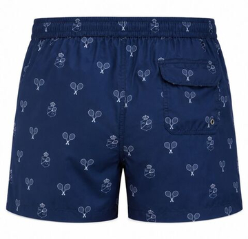 Мужские спортивные боксеры Monte-Carlo Country Club MCCC Crossed Rackets Boxer - navy