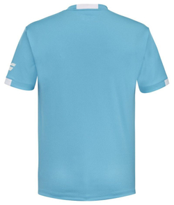 Теннисная футболка Babolat Play Crew Neck Tee Men - cyan blue