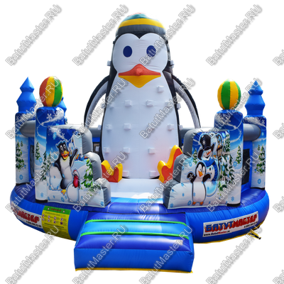 Надувной скалодром  "Пингвин" 5*5*4 м