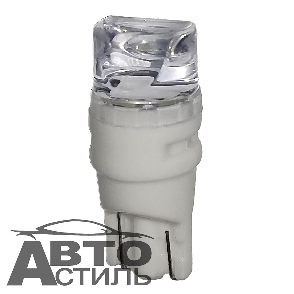 Светодиод 12V T10  3SMD 2835 WHITE 3D Ceramic ZUB СL (без цок) Прозрачный ЗУБ X0071\ТС-H-SM\ТС-D-TM