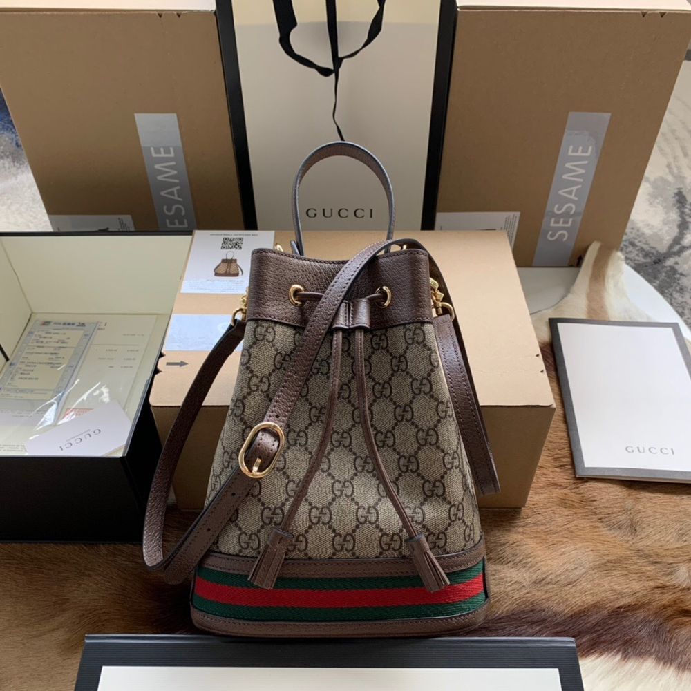 Gucci Ophidia Small GG Bucket Bag