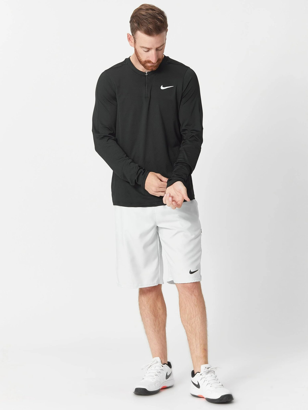 ОДЕЖДА ДЛЯ ТЕННИСА , Футболка с рукавом NIKE  .