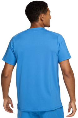 Мужская теннисная футболка Nike Court Advantage Dri-Fit Tennis - небесный