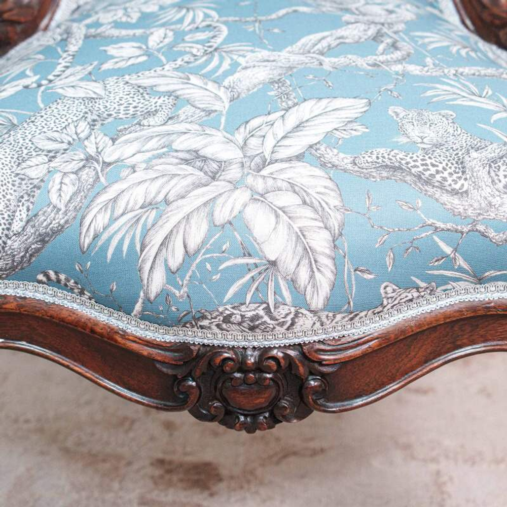 Кресло из палисандра в стиле Людовика XVI