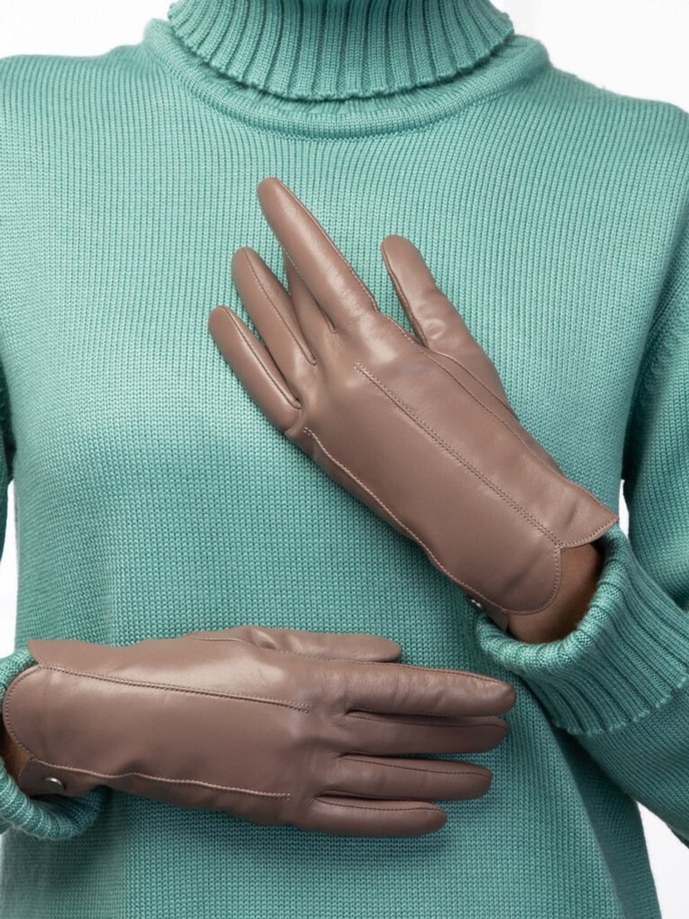Перчатки п/ш LB-0209, серо-коричневый