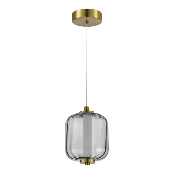 SL1193.313.01 Подвес ST-Luce Латунь/Дымчатый LED 1*10,8W 3000K SUMMER