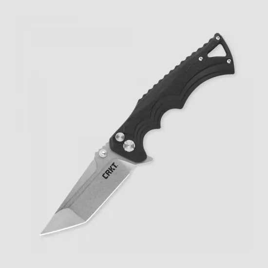 Складной нож CRKT BT Fighter CR/5225 c клинком из стали 8Cr13MoV, рукоять GRN