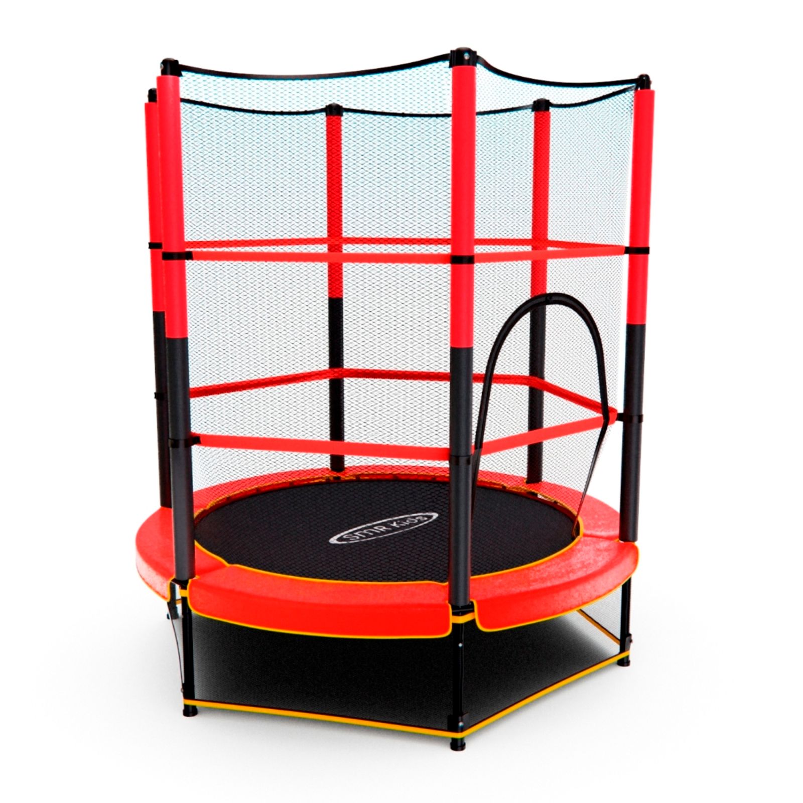 Батут детский DFC TRAMPOLINE-RED 55" с сеткой фото №2