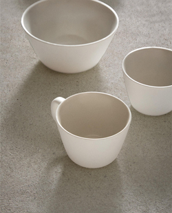 Zara Home чашка из фарфора, цвет бежевый, 9 см · 3265/402